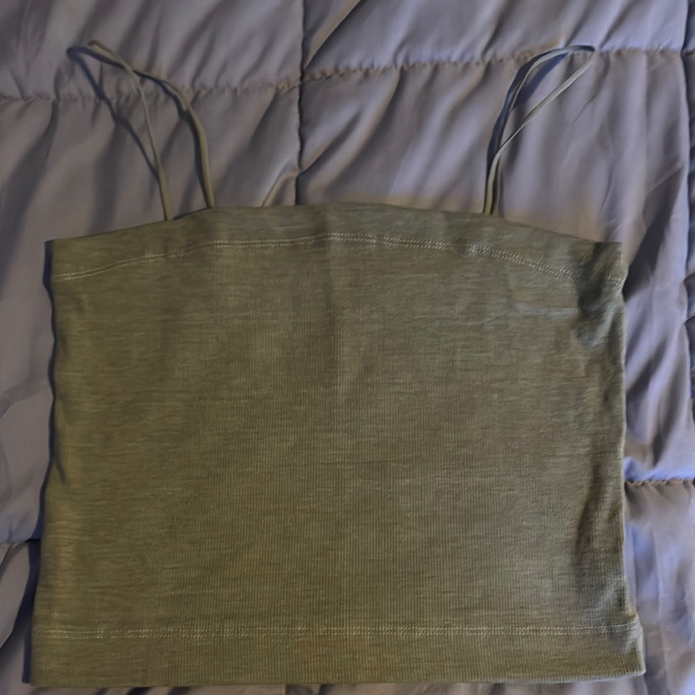 Olive Green Women's Spaghetti Strap Top